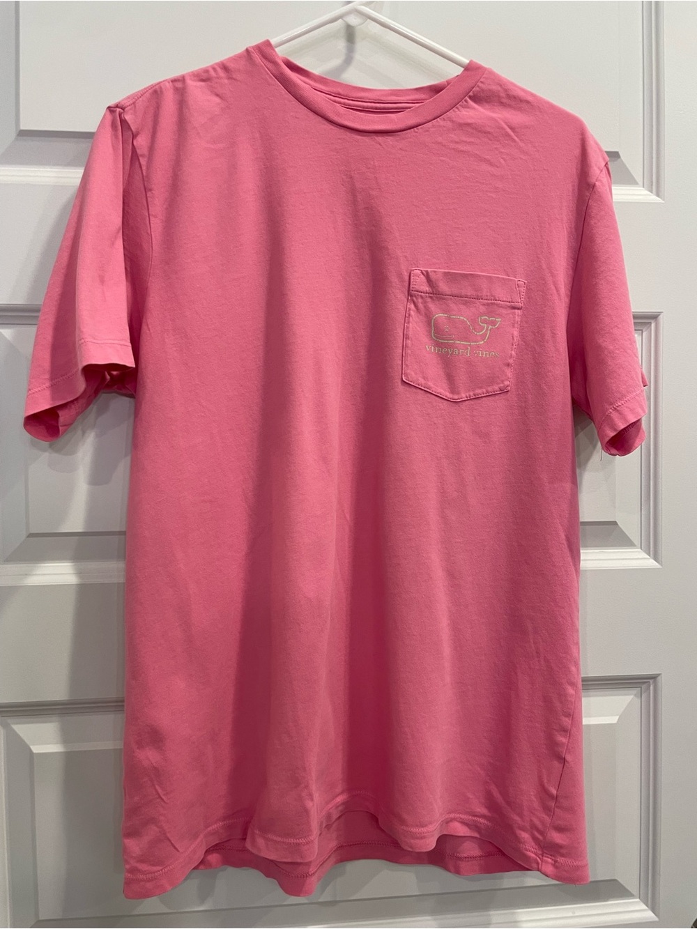 Vineyard Vines Hot Pink Short Sleeve Pocket Tee